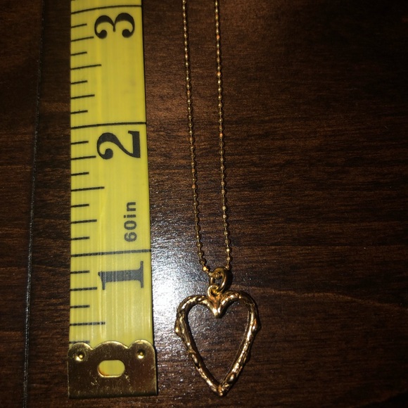 925 Heart Necklace w/ Diamond Cut Chain💛 - Picture 4 of 4